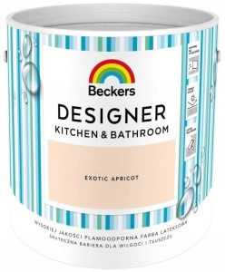 BECKERS DESIGNER Kuchnia i Łazienka Farba lateksowa zgaszona pomarańcza exotic apricot 2,5L