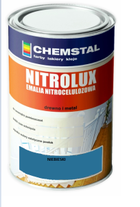 CHEMSTAL NITROLUX Emalia nitro 5L NIEBIESKI POŁYSK