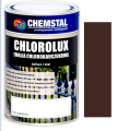 Emalia chlorokauczuk  CHLOROLUX  1L Brązowa 8016
