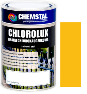 CHEMSTAL Emalia chlorokauczuk CHLOROLUX 1L ŻÓŁTY 1003