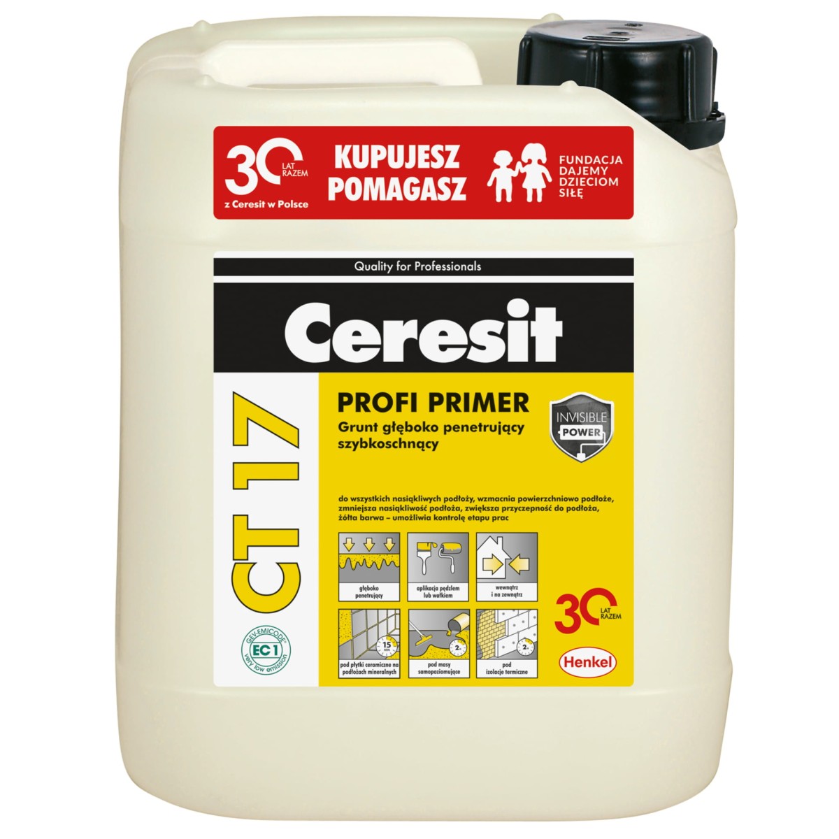 CERESIT CT 17 Grunt głęboko penetrujący 10L