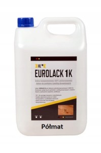 HartzLack EUROLACK 1K Lakier bezpodkładowy do podłóg drewnianych półmat 5L