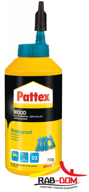 PATTEX Klej do drewna WODOODPORNY 250g