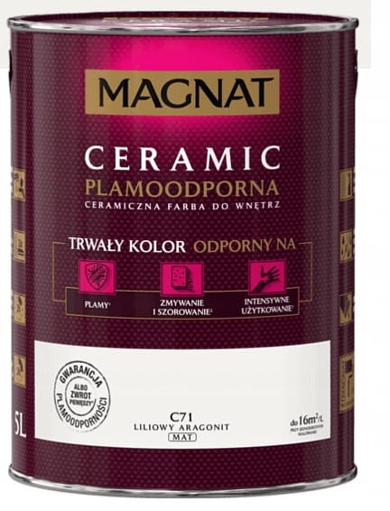 MAGNAT Ceramic Farba plamoodporna liliowy aragonit C71 5L