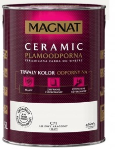 MAGNAT Ceramic Farba plamoodporna liliowy aragonit C71 5L