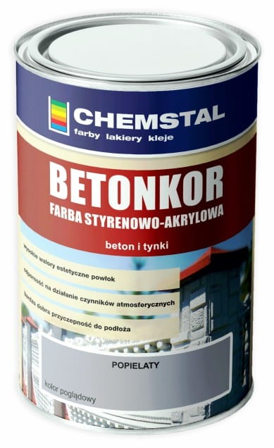 CHEMSTAL BETONKOR BETON POSADZKA 5L POPIELATY