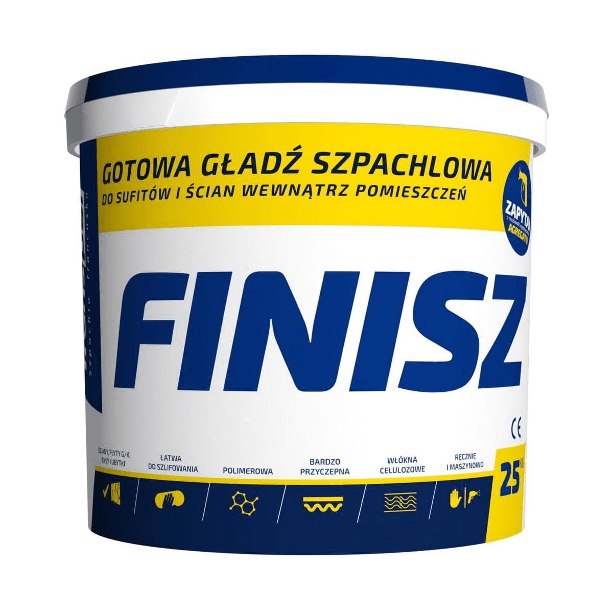 Franspol gotowa gładź szpachlowa 25kg FINISZ
