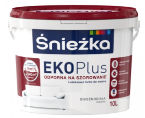 ŚNIEŻKA LATEKS EKO PLUS ODPORNA NA SZOROWANIE 1L