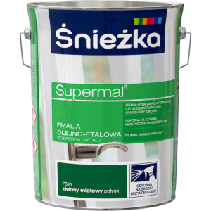 Śnieżka Supermal Emalia ftalowa 5l Zielony Miętowy