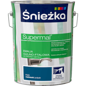 Śnieżka Supermal Emalia ftalowa 5l Niebieski F525