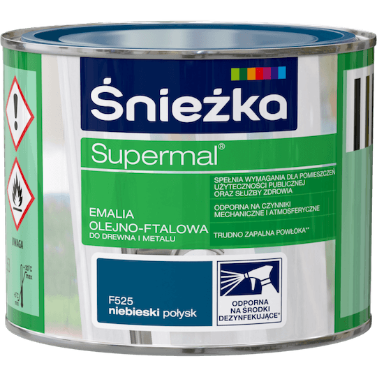 Śnieżka Supermal Emalia 0,2l Niebieski F525
