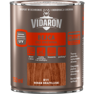 Vidaron Bejca do drewna 0,75l Heban Brazylijski  B11