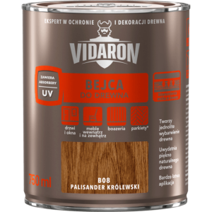Vidaron Bejca do drewna 0,75L Palisander Królewski B08