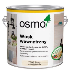 Osmo 7393 Wosk wewnętrzny biały transparentny 0,125L