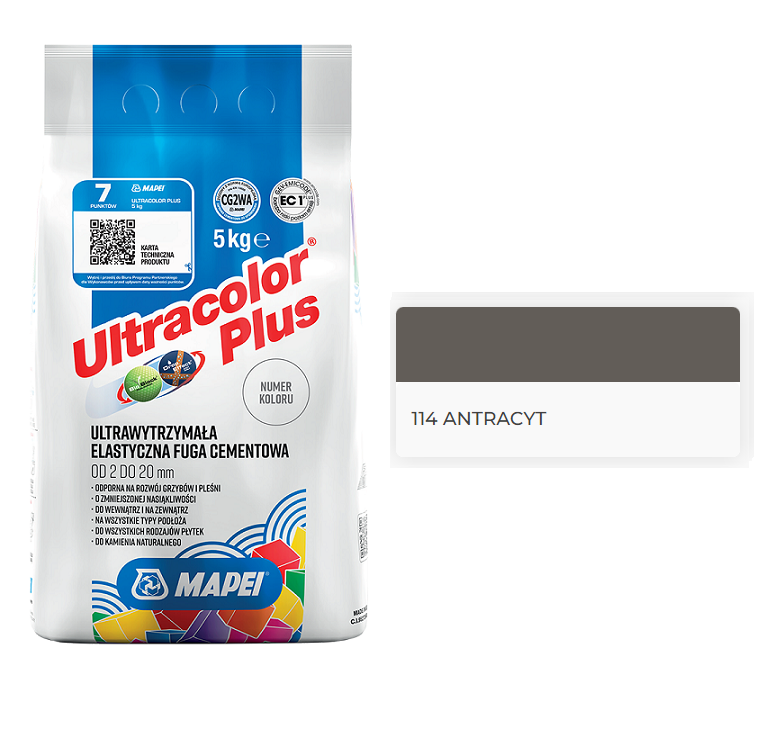 MAPEI Ultracolor FUGA 5 kg - 114 ANTRACYT