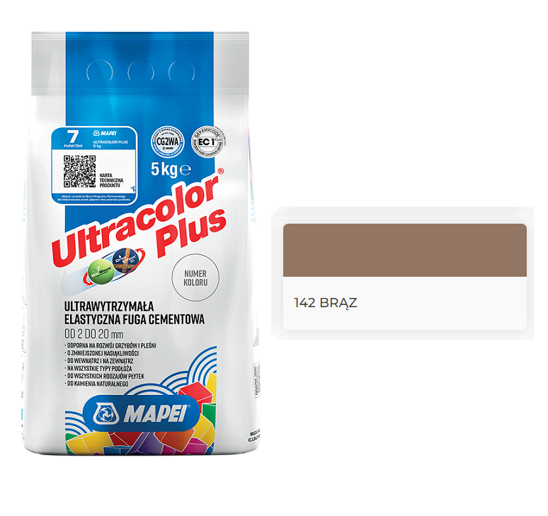 MAPEI Ultracolor FUGA 5 kg - 142 BRĄZ