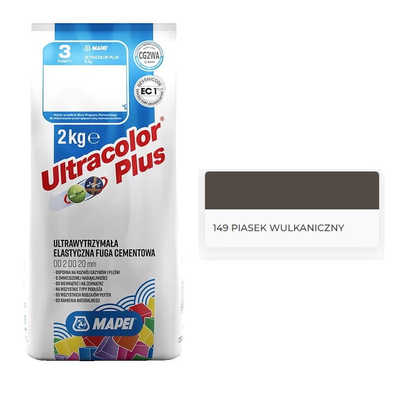 MAPEI Ultracolor FUGA 2 kg - 149 PIASEK WULKANICZNY