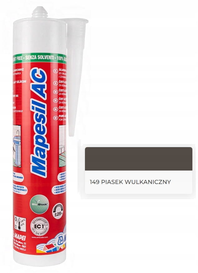 MAPEI Mapesil AC 310ml Silikon 149 PIASEK WULKANICZNY