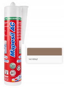 MAPEI Mapesil AC 310ml Silikon 142 BRĄZ