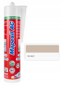 MAPEI Mapesil AC 310ml Silikon 132 BEŻ 2000