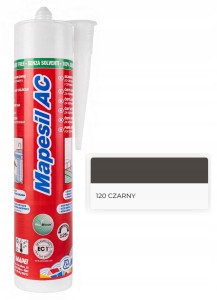 MAPEI Mapesil AC 310ml Silikon 120 CZARNY