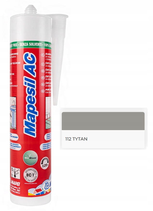 MAPEI Mapesil AC 310ml Silikon 112 TYTAN