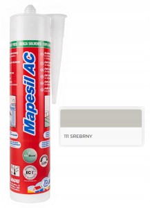 MAPEI Mapesil AC 310ml Silikon 111 SREBRNY