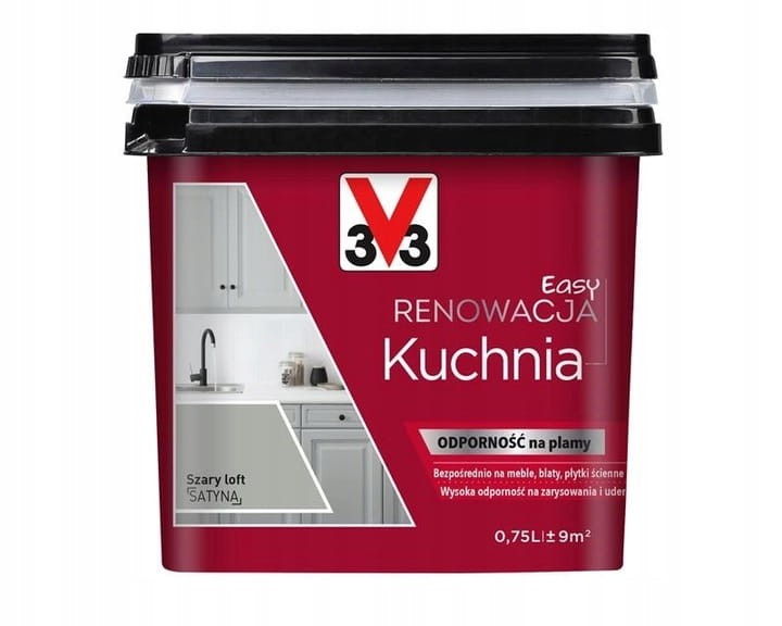 V33 Easy Renowacja Kuchnia 3V3 szary loft 0,75L