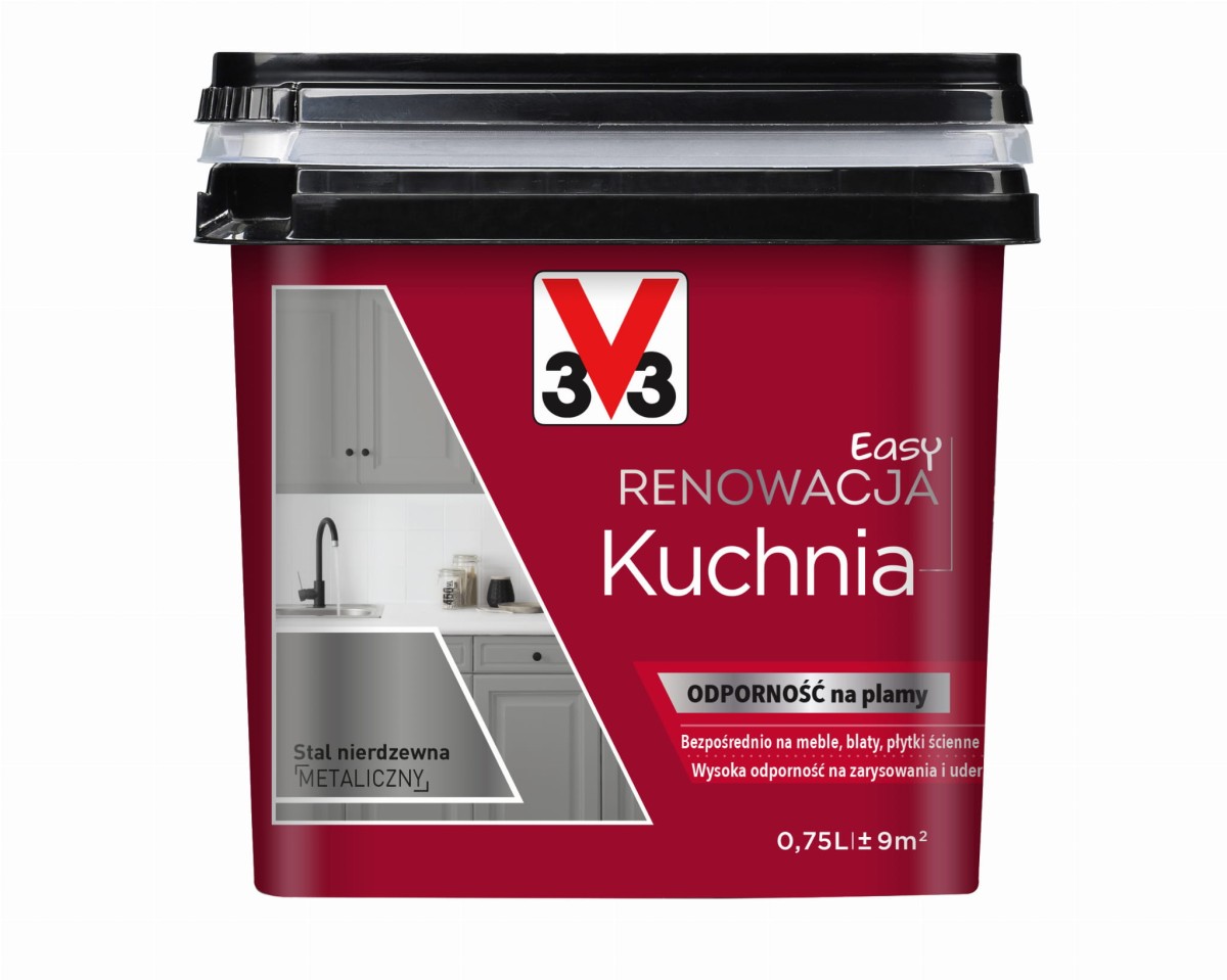 V33 Easy Renowacja Kuchnia 3V3 stal nierdzewna 0,75L