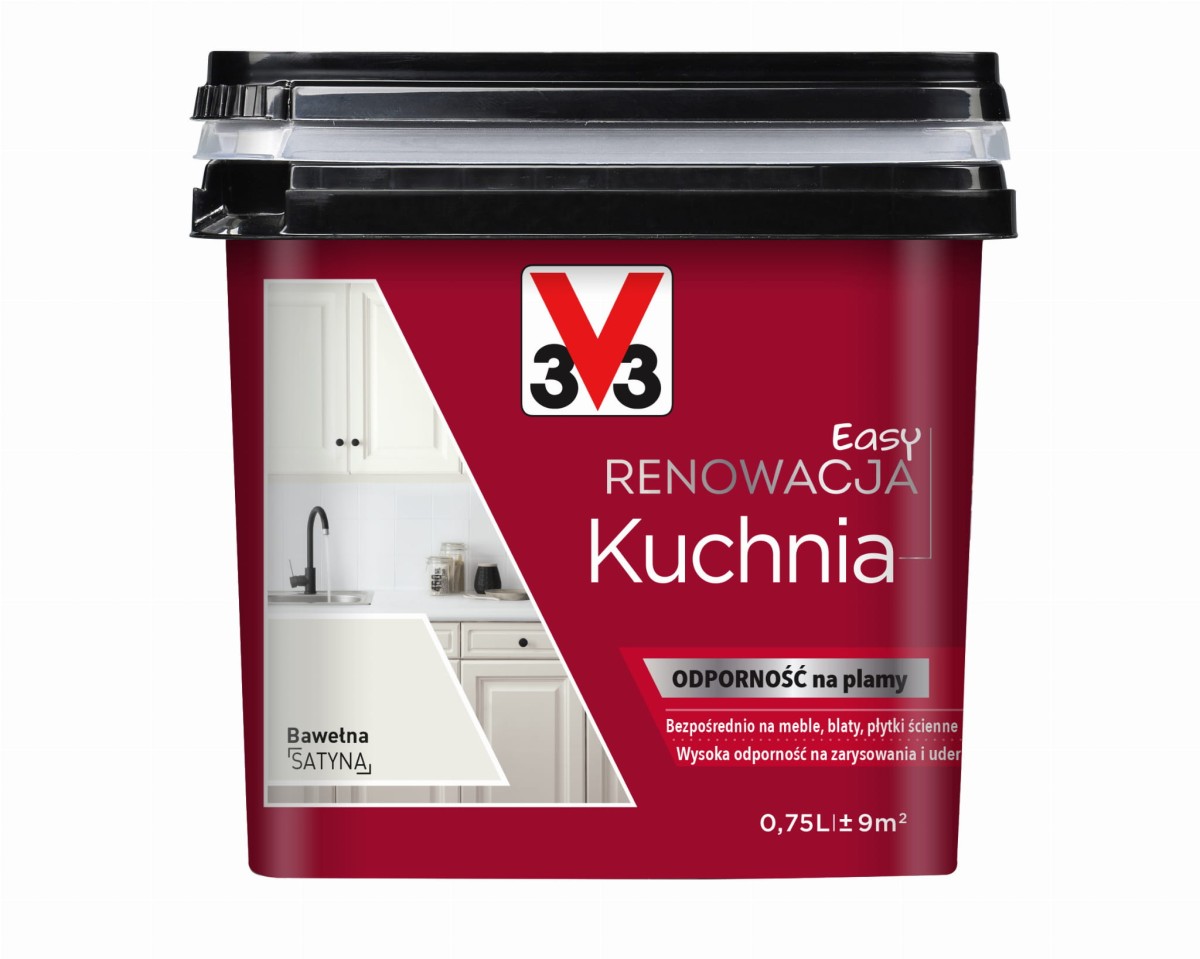 V33 Easy Renowacja Kuchnia 3V3 bawełna satyna 0,75L