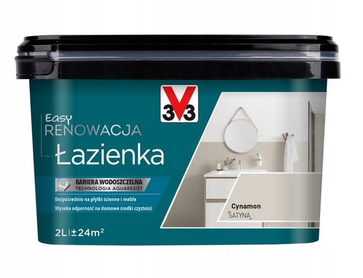 V33 Easy Renowacja Łazienka 3V3 cynamon 2L