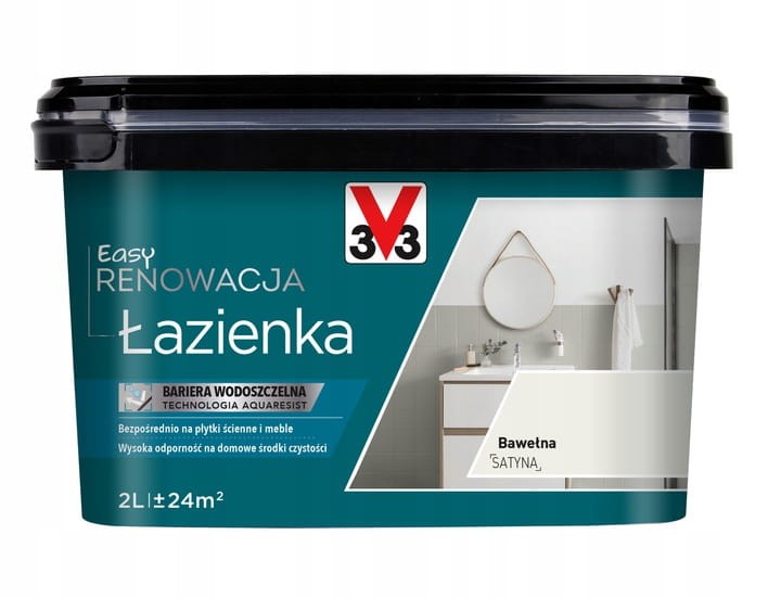 V33 Easy Renowacja Łazienka 3V3 bawełna 2L