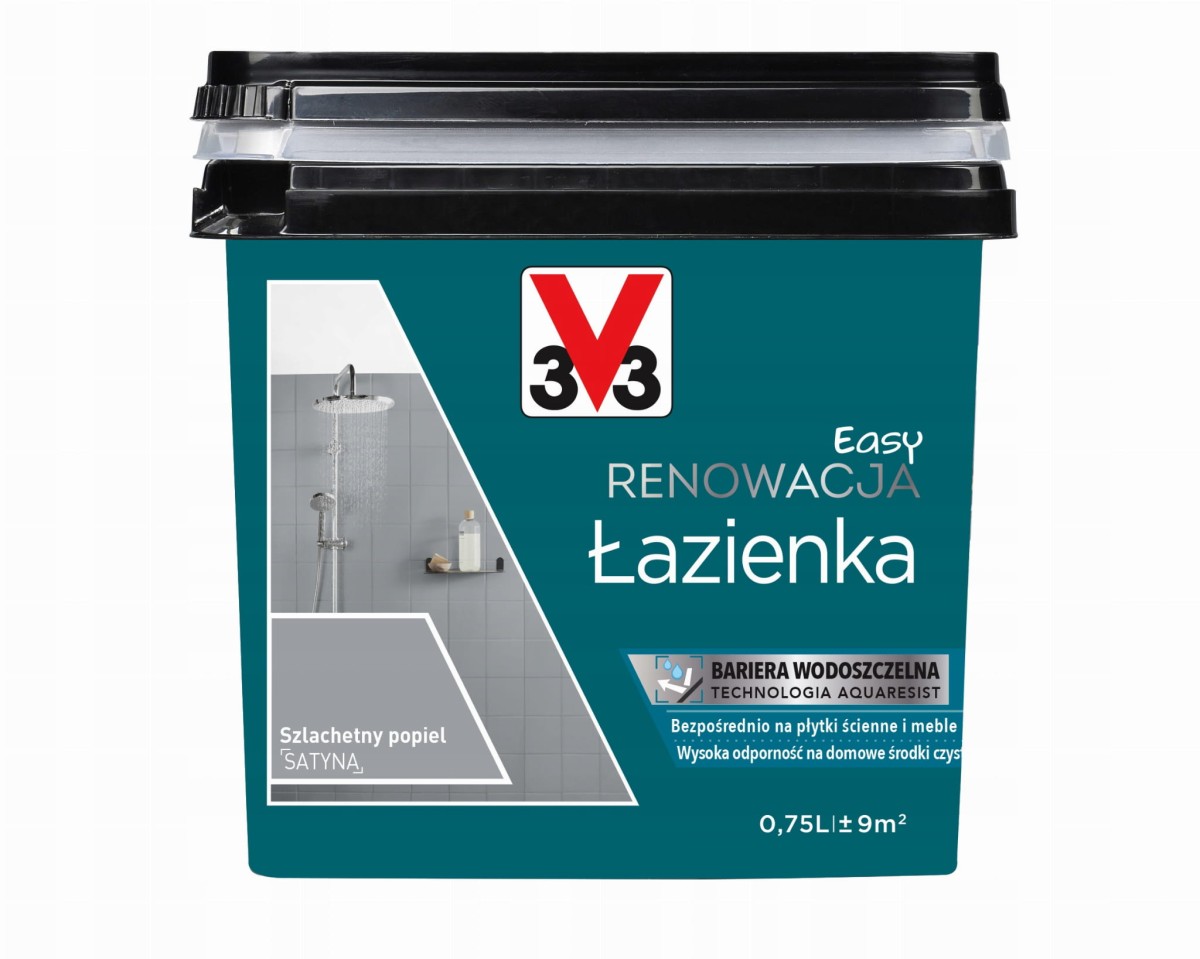 V33 Easy Renowacja Łazienka 3V3 szlachetny popiel 0,75L