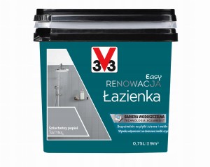 V33 Easy Renowacja Łazienka 3V3 szlachetny popiel 0,75L