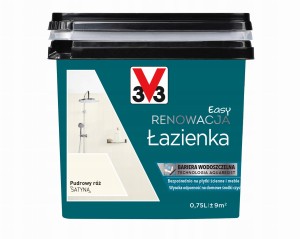 V33 Easy Renowacja Łazienka 3V3 pudrowy róż 0,75L