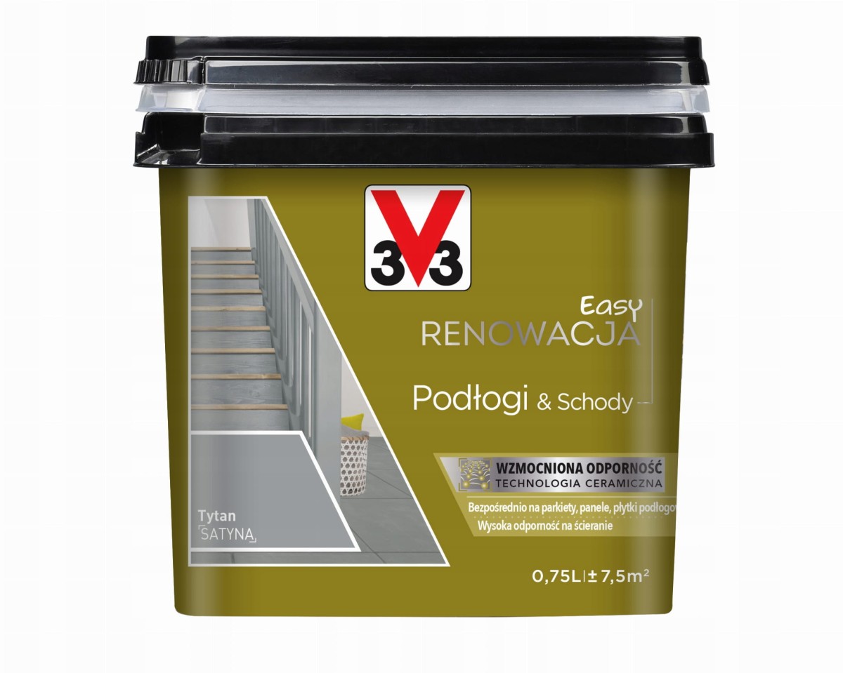 V33 Easy Renowacja Podłoga 3V3 tytan 0,75L