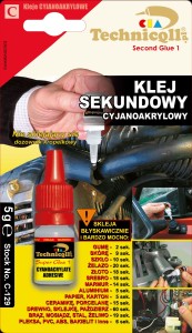 KLEJ SEKUNDOWY CYJANOAKRYLOWY Technicqll
