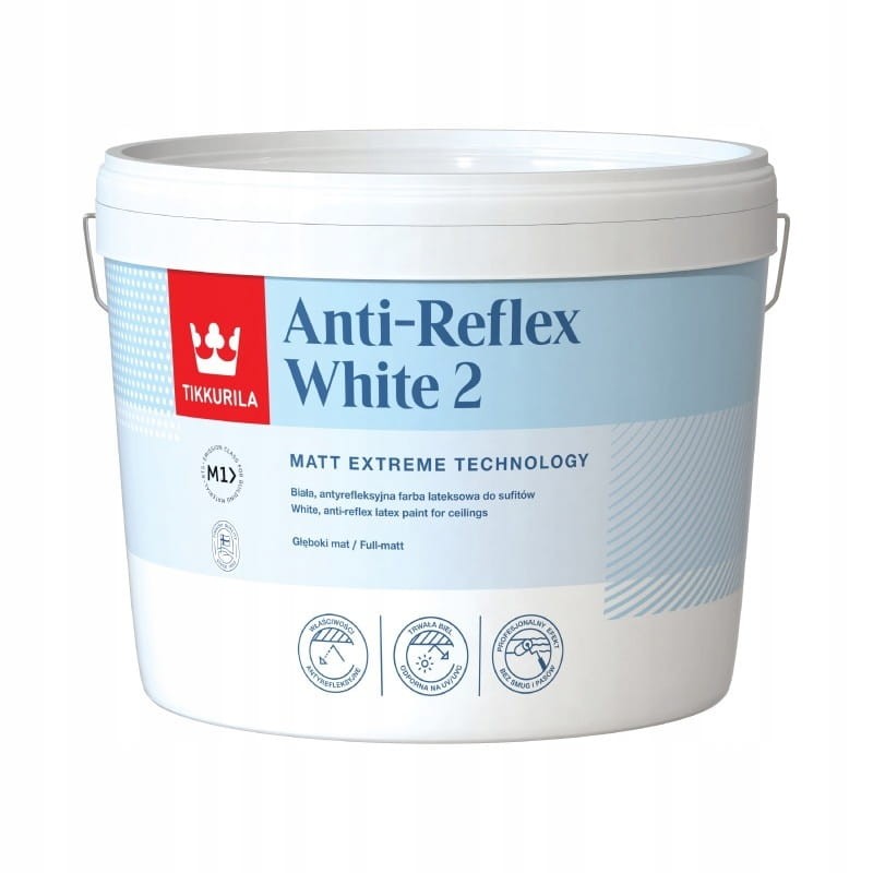 Tikkurila Anti-Reflex white 10l Głęboki matt