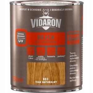 Vidaron Bejca do drewna 0,75l Teak Naturalny  B03