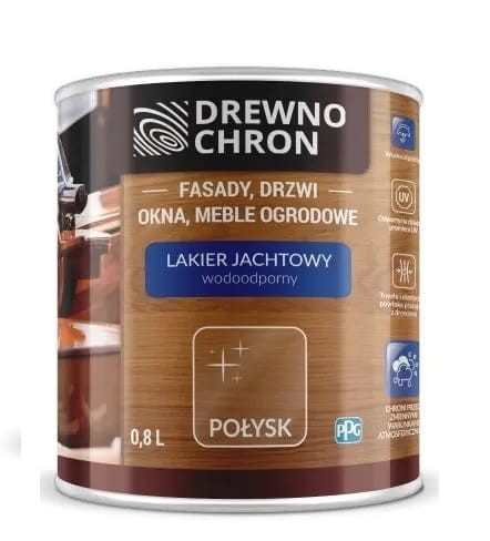 Drewnochron Lakier Jachtowy 0,8l Połysk