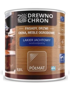 Drewnochron Lakier Jachtowy 0,8l Półmat