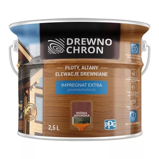 Drewnochron Extra Impregnat  2,5L Wiśnia Japońska