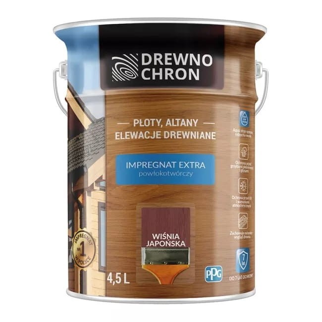 Drewnochron Extra Impregnat 4,5L Wiśnia Japońska