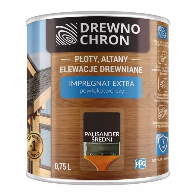 Drewnochron Extra Impregnat 0,75L Palisander Średni
