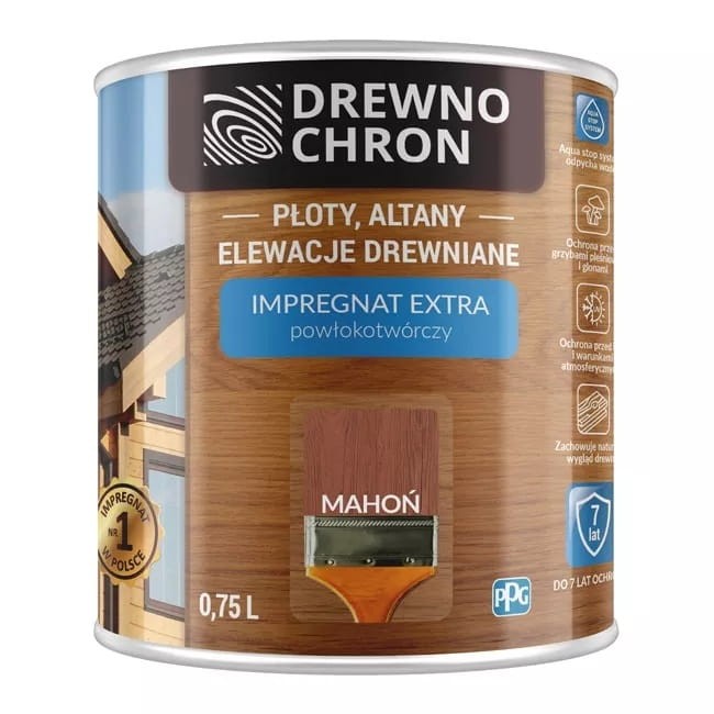 Drewnochron Extra Impregnat 0,75L Mahoń