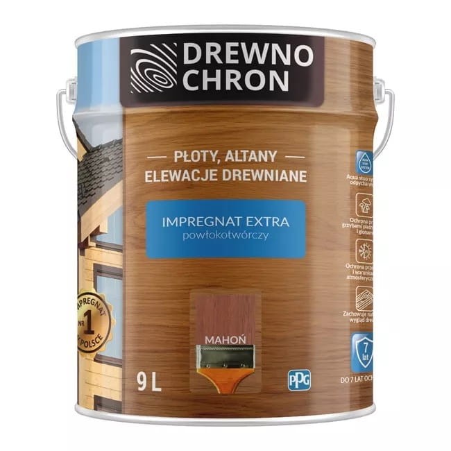 Drewnochron Extra Impregnat 9L Mahoń