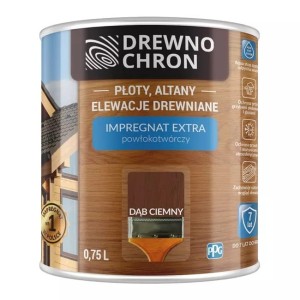 Drewnochron Extra Impregnat 0,75L Dąb Ciemny