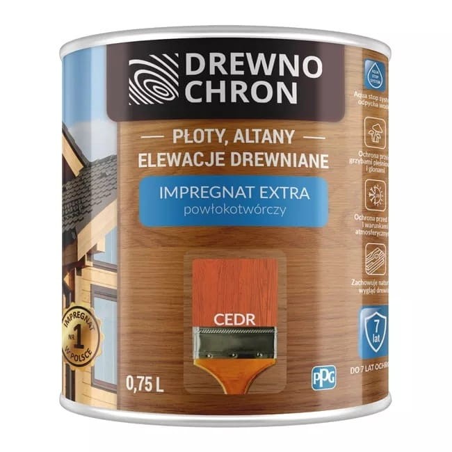 Drewnochron Extra Impregnat 0,75L Cedr