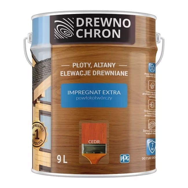 Drewnochron Extra Impregnat 9L Cedr