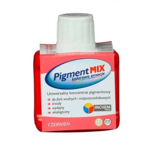 INCHEM Pigment Mix barwnik do farb CZERWIEŃ 80ml